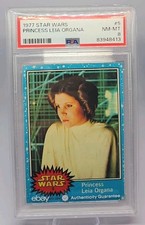 1977 Star Wars #5 Princess Leia Organa PSA 8 picture
