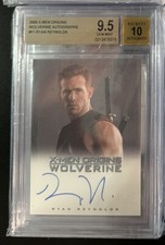 X-MEN ORIGINS WOLVERINE RYAN REYNOLDS AUTOGRAPH BGS 9.5 GEM 10 DEADPOOL AUTO picture