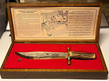 1989 CASE XX 100th Annv Ltd Star Spangled Banner Stag Bowie Knife picture