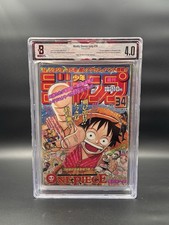 Weekly Shonen Jump 1997 #34 ORIGINAL NOT REPRINT 1st One Piece Manga BGS 4.0 picture