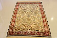 Genuine Super Royal Turkish Hereke Pure Silk Handmade Rug- Collectors Item 4'x6' picture