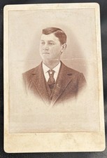 1890s-1900s Baseball HOF Babe Ruth Oldest Known Baltimore MD RC Cabinet Card picture