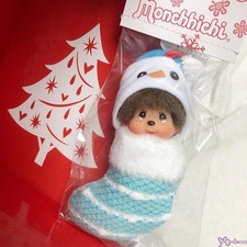 288199 Monchhichi Christmas Ornament X'Mas Mascot - Snowman (Mimi Collection) picture