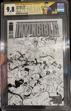 Invincible #100 1:100 Sketch Variant CGC 9.8 Signed By Ryan Ottley Custom Label picture