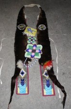 NATIVE AMERICAN BEADED DANCE REGALIA AMAZING PIECE picture