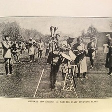 m1e ephemera ww1 picture general von emmich and staff picture