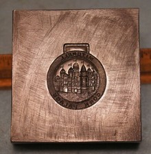 1913 MITCHELL CORN PALACE Watch Fob STEEL STAMPING DIE by Robbins RBX13 SD picture