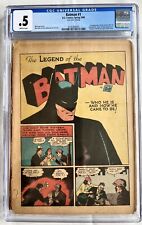 Batman #1 (1939) CGC 0.5 - No Front Cover (Has Back Cover) - National / DC picture