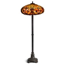 Duffner & Kimberly Pink Poppy Border Floor Lamp picture