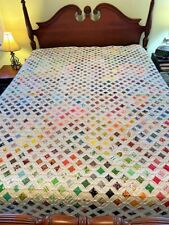 Vintage Handmade Heirloom Quilt ~ Queen Size ~ Museum Quality ~ Please read picture