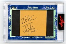 2024 Leaf Pop Century Pearl Cut Signature Tupac Shakur 2PAC 1/1 Auto Signed picture