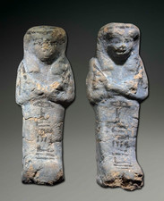 Egypt. Third Intermediate Period. Two Ushabtis (x2) of “Tjainhebu