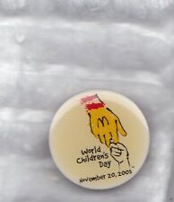 McDONALD'S WORLD HUNGER DAY NOVEMBER 20, 2003 TIE TACK TYPE PIN picture