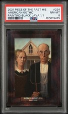 2021 PIECES OF THE PAST HISTORICAL ED #224 AMERICAN GOTHIC 1/1 PSA 8 picture