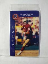 10m 1995 Snoopy Bowl Football/ Steve Young Passing Phone Card MINT F1863 picture