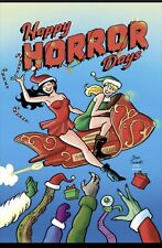 Happy Horror Days #1 Dan Parent Homage to Dave Stevens Planet Comics LTD 200 COA picture
