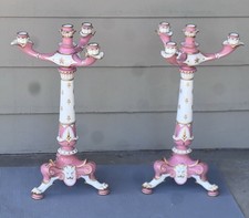 Antique Signed Minton Porcelain candelabra picture