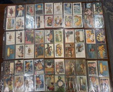 SPECTACULAR HALLOWEEN EARLY 20th CENTURY 924 POSTCARDS COLLECTION STARTED 1935 picture