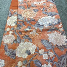 New, unmade item, Nishijin woven fabric, six bags, obi, luminous flowering picture
