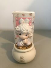 PRECIOUS MOMENT FIGURINE - C0014 - YOU'RE THE END OF MY RAINBOW - MEMBERS ONLY picture
