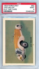 1959 Parkhurst Old Time Cars 1930 Miller #60 PSA 9 picture