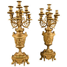 Pair of  French Ormolu candelabras attr. To F. Barbedienne picture