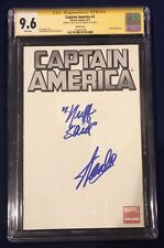 Captain America #1 CGC 9.6 Signed & 