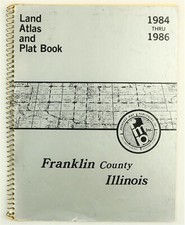 Franklin County Illinois Benton West Frankfort IL 1984 1985 1986 Atlas Plat Book picture