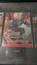 T1 Faker Galio #1225 /2025 Riftbound x T1 2025 Worlds Champion Signature English picture