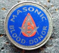 RARE Masonic Blood Donor Pin picture