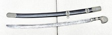 Vintage Antique 1903 Russian Caucasian Niello Silver Cossack Army Sword Shashka picture