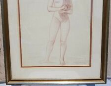 Raul Anguiano Mexican 1915-2006  Color pencil on paper signed & dated 1963  picture
