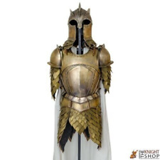 Medieval King's Guard Armour Set Game Of Thrones Full Suit Of Armor Halloween picture