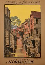 Original Tourism Poster - Geo Dorival - Vire Normandie Calvados - 1913 picture