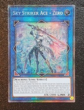 Yugioh DUAD-EN049 Sky Striker Ace = Zero Starlight Rare 1st Edition MINT 10 picture
