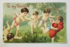 To My Valentine - Postcard Posted 2/2/1909 ~ Ben Franklin Stamp picture