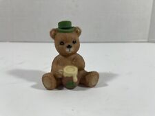 Vtg HOMCO 1413 March St. Patrick’s Day Bear  Monthly Calendar Bears Cake Topper picture