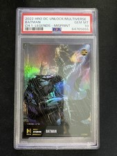 PSA 10 Batman Legends Misprint DC Comics Multiverse physical card only graded picture