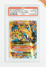 Pokemon PSA 10 M Charizard Ex #107 Holo XY Flashfire Ultra Rare 2014 English picture