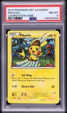 2015 Pokemon Xime Pikachu Art Academy Competition Prize PSA 8 NM-MT picture