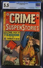 Crime Suspenstories #22 CGC FN- 5.5 Classic Decapitation Cover EC 1954 picture