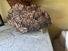 Large authentic Copper Mineral Display Specimen on Acrylic Stand picture