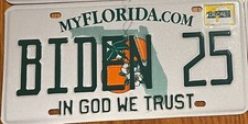 Biden 25 - Vanity Plate '22 - 3 years before Dems admitted Biden had dementia picture