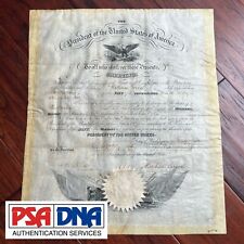 ABRAHAM LINCOLN * PSA/DNA * Autograph Document Same Week as Emancipation Signed picture