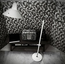 1950s STILUX Milano aluminium+CHROME floor lamp / ARTEMIDE STILNOVO FLOS GUZZINI picture