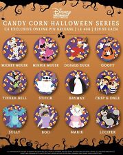 le400 DSSH Candy Corn Halloween Series Disney 12 Pin Set & Villains Pin Set 10 picture