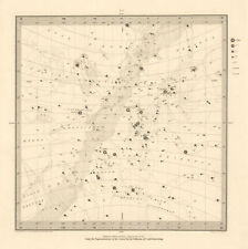 ASTRONOMY CELESTIAL. Star map. Star chart, II. Summer Solstice. SDUK 1830 picture