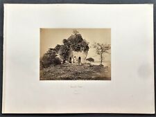 vintage early photo Hindu temple Chandernagor French India comptoirs Inde c 1865 picture