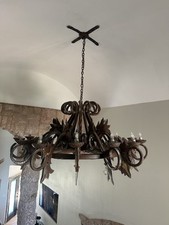 Vintage Wagon, Wheel Chandelier  picture