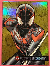 🔥2017 Fleer Ultra Ultimate Spider-Man Miles Morales Royal Foil 10/10 SSP RARE📈 picture